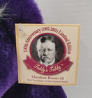 Dan Dee Teddy Roosevelts 100th Anniversary Purple Santa Hat Teddy Bear Plush