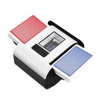 Rechargeable Automatic Card Shuffler - Dual Mode  Low Noise For Poker  Uno  Blac