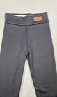 Women   s Black Fleece Lined Leggings High Waist Stretch Pants Size Xl New