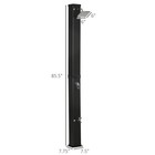 Outsunny Solar Heated Shower For Backyard Poolside Beach Pool 10 6 Gallon