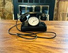 Upcycled Rotary Dial Telephone    phony Phone Clock Box    Pyramid Phone Clock