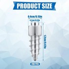 200pcs Screw In Tire Studs  4x12 Mm Wheel Tyre Studs For Winter Snow Tire Spikes