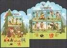 Hm1374 2018 Niger Scouting Boy Scouts Birds Butterflies  shape  6235-8 bl949 Mnh