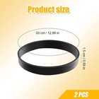 2-pack E0205 U-style Vacuum Cleaner Belts Compatible With Eureka Airspeed