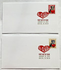 Us Stamp Sct 5745-5746 Love Kitty Puppy  1 Set Of 2 Pcs   Dcp Fdc - New