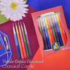 Tri-colored Standard Size Hanukkah Candles 45 Count Fits Most Menorahs