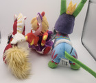 Neopets - Set Of Plush - Royal Gelert scorchio uni - Good Condition - 2008