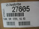 Justrite 27605 Cleaning dip Tank  Benchtop  Powder Coated Steel 5 Gal  3av53