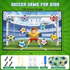 Sticky Soccer Dart Board Game For Kids Includes 3 Sticky Balls
