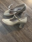 Capezio Jr Footlight T-strap Character Shoes Tan Women   s Size 7 1 2 M