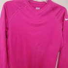Nike Pro Women s Medium M Long Sleeve Compression Base Layer Shirt Hot Pink