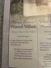 New Creative Memories Printed Vellum Photo Mounting Paper 3 Colors 6 Sheets