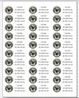 150 Pug Dog Stained Glass Style  Mailing Return Address Labels Personalized