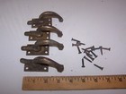 4 Antique Vintage Cast Metal Window Door Latch   Lock   Handles - No Keepers
