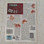 1992 Vtg Beginner Beading Pattern Book Susan Mcneil Book 1032