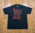 Vintage Kane Wwf Face Your Fear Graphic Shirt Wrestling Sz Xl Y2k Wrestlemania