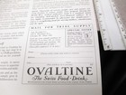 Ovaltine Proof 1933 Mag Newspaper Ad Blank Back Little Orphan Annie Mug Remarkab