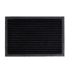 24x16 Non Slip Door Mat Small Heavy Duty Rubber Entry Mat For Front Door Black
