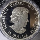 2017 Canada  15 Silver Proof Eyes Of The Great Horned Owl Coin