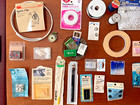 Large Craft Sewing Supply Lot Mixed Notions Tools Patterns Vintage New