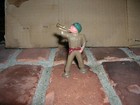 Vintage Barclay Podfoot Toy Soldier Bugler B236 Metal
