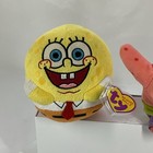 Ty Beanie Babies Spongebob   Patrick Star Set Of 2 With Tags