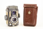 Yashica-44 127 Film Tlr Medium Format Camera With 60mm F 3 5 Lens And Case V26