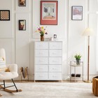 Dumos Dresser For Bedroom  10 11 8 d X 31 5 w X 45 6 h  10 Drawers   White 