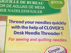 Clover   Desk Needle Threader For Sewing   Quilting Needles   Threads Quickly