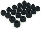 10 Pairs Medium Premium Silicone Replacement Earbud Ear Tips Covers Black 4 5mm