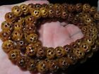 Nepal Tibet Buddhist 108 Round Hollow Yak Bone Mala Prayer Beads  s6 
