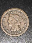 5 Coin Lot 2 Large Penny  Mercury Dime  Barber Dime  3 Cent Nickel