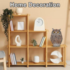 8 3  Realistic Owl Statue For Indoor   Outdoor Decoration  Fake Owl For Garden  
