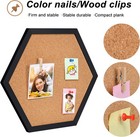4 Pack Cork Boards For Wall W  Frame  Decorative Office  School   Home