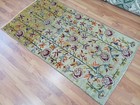 Armenian Yellow Beige Antique Rug  Handmade Garden Of Paradise Rug S