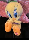 Hallmark Looney Tunes Happy Springtime Talking Tweety Bird Plush Butterfly Nwt