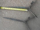 Two Vintage Lightning Rod Copper And Brass  In Nice Shape