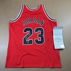 Michael Jordan Signed Red Chicago Bulls Jersey Upper Deck Authenticated  uda 