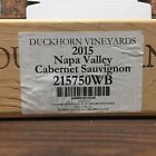 Duckhorn Vineyard Napa Valley 2015 Wooden Box 6 Bottles Cabernet Sauvignon Empty