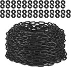 Plastic Chain 120 Ft Safety Barrier Chain For Crowd Control 1 4inch 6mm  25 H