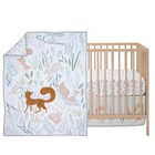 Little Lambs   Ivy Whispering Woods 3-piece Baby Nursery Crib Bedding Set