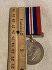 British Ww2 War Service Medal     Named  World War Two  Vintage Insignia Army