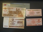 Korea Banknotes And More     Lot Of 9     Uncirculated  unc  Paper Currency