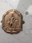Fire King Safes Safe Badge Plaque Vtg Rare J m b Davidson s E  Corning   1800s
