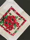 Hand Embroidered Pillow Cover Ukrainian Cross Stitch Floral Small Pillowcase