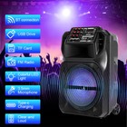 12  Portable Rechargeable Bluetooth Party Speaker Subwoofer Fm Aux W  Mic Remote