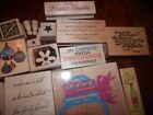 Craft Rubber Ink Stamps Most Unused But Out Of Original Packaging Lot 1