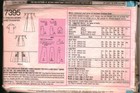 7395 Vintage Simplicity Sewing Pattern Misses 1970s Back Wrap Skirt Top Oop 12