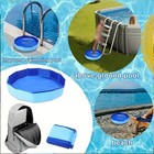 Foldable Dog Pool  Portable Hard Plastic Dog Swimming Pool  Outdoor Collapsible