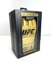 Ufc 5eight Champion Official Fight Gloves Gold Leather Mma Large L Uhk-90585